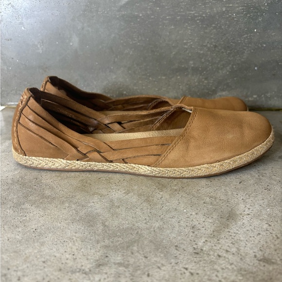 Ugg Tippie Slip On Cicily Chestnut Flat Suede Women’s Size 8 Tan Nubuck - Picture 3 of 11